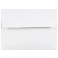 JAM Paper White 4Bar A1 Envelopes, 100ct.