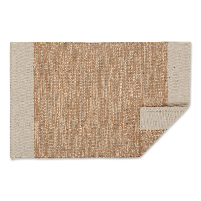 DII® Stone Variegated Border Hand-Loomed Rug, 2ft. x 3ft.