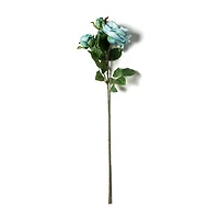 12 Pack: Teal English Rose Stem by Ashland®