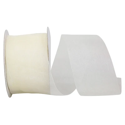JAM Paper 2.5" x 50yd. Chiffon Mono Sheer Ribbon