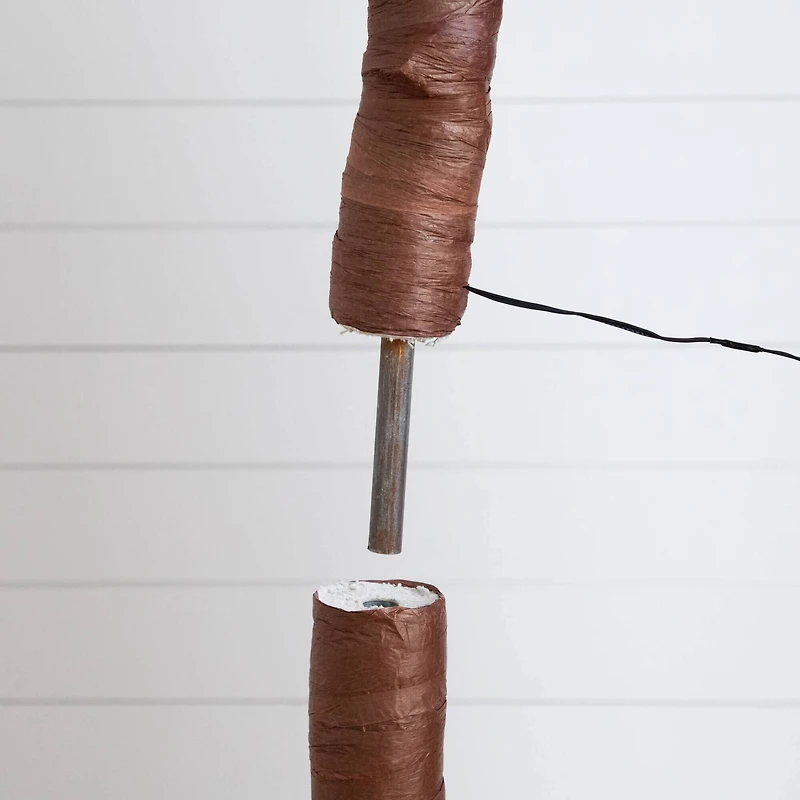 9ft. Pre-Lit Grand Autumn Eucalyptus Artificial Fall Tree with 700 Warm White LED Lights