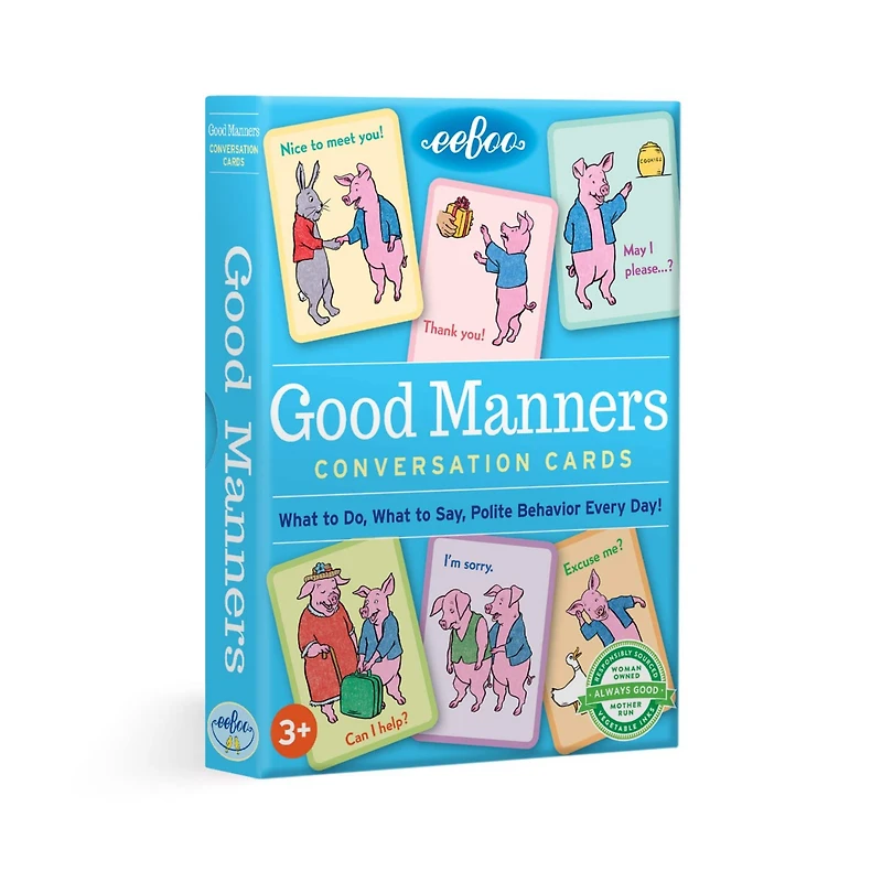 eeBoo Good Manners Conversation Flash Cards