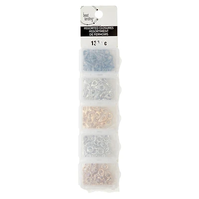 6 Packs: 135 ct. (810 total) Mixed Closures by Bead Landing™