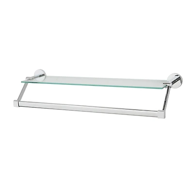 Organize It All Hanging Glass Shelf & Towel Bar 