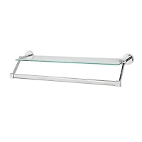 Organize It All Hanging Glass Shelf & Towel Bar 