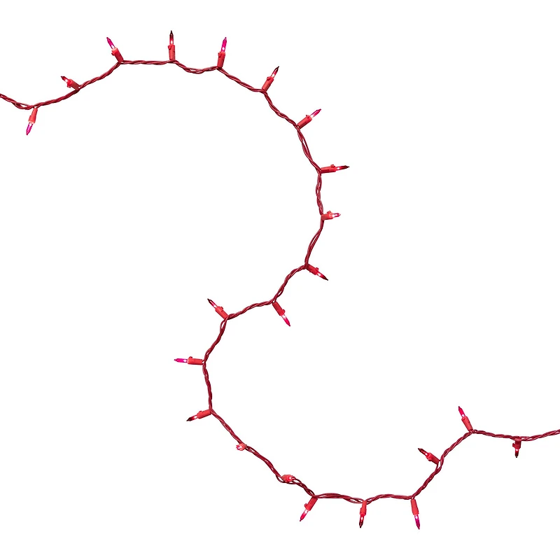 50ct Pink Mini Valentine's Day Light Set 10ft Wire