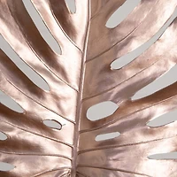 41" Rose Gold Monstera Leaf Stems, 3ct.