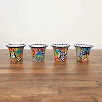 12" Handmade Mexican Talavera Ceramic Planter