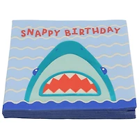 Birthday Shark Beverage Napkins, 20ct. by Celebrate It™