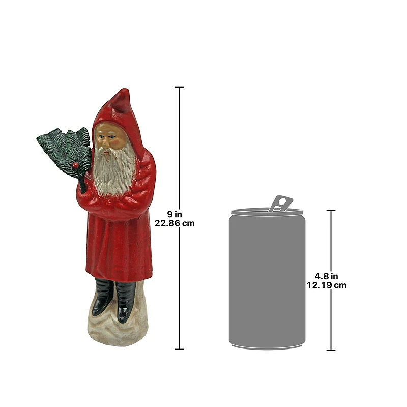 Design Toscano 9" Santa Antique Replica Still Action Coin Bank