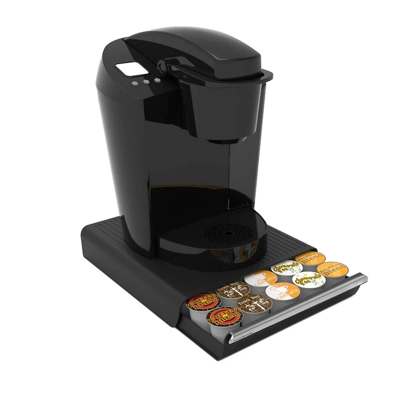 Mind Reader Black Single Serve Coffee Pod Drawer and Holder