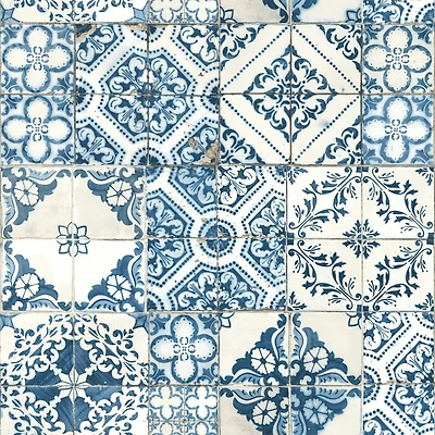RoomMates Mediterranean Tile Peel & Stick Wallpaper