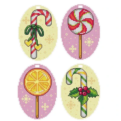 Crafting Spark Christmas Candy Counted Cross Stitch Kit