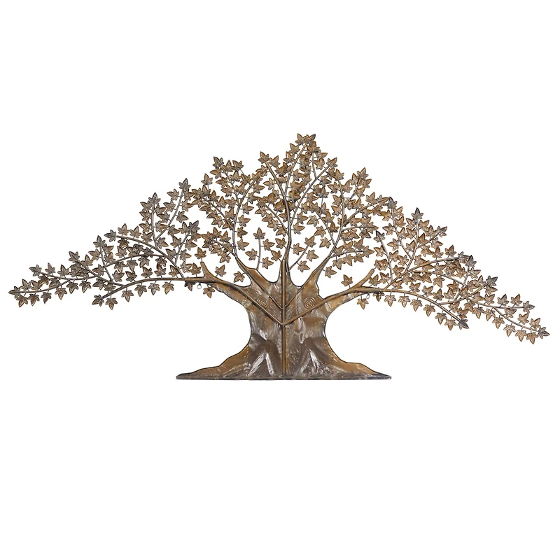 Brown Iron Traditional Wall Decor, 41" x 0" x 93"