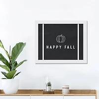 Happy Fall Print in White Frame