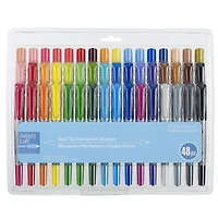 6 Packs: 48 ct. (288 total) Dual Tip Permanent Markers by Artist's Loft™