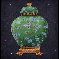 Diamond Dotz® Green Vase Diamond Painting Kit