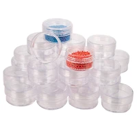 The Beadsmith® 9.5'' x 6.5'' x 1'' Clear Storage Box with Jars
