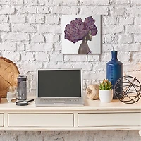 Stupell Industries Purple & Gold Headwrap Female Portrait Canvas Wall Art