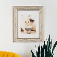 Home 8" x 10" Brown Whitewashed & Gold Frame with Mat by Studio Décor®