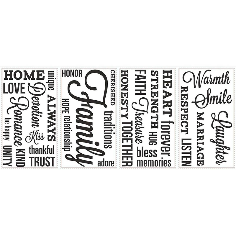RoomMates Family Quote Peel & Stick Wall Decals