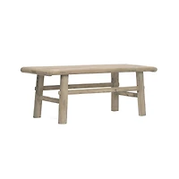 Hello Honey® 4ft. Natural Reclaimed Elm Wood Coffee Table