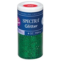 Spectra Glitter 4oz. Green, 6ct.