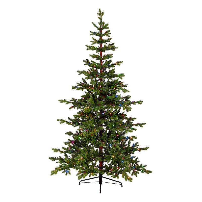 7.5ft. Pre-Lit Dancer Pine Artificial Christmas Tree, Clear Lights