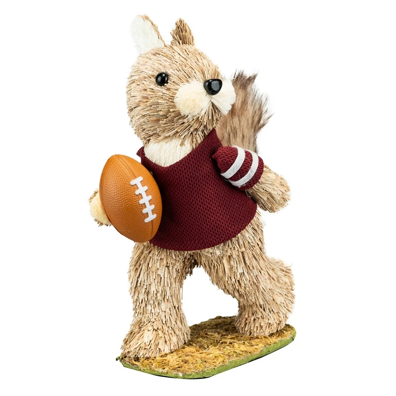 8.25" Standing Squirrel with Football Natural Décor by Ashland®