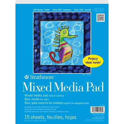 Strathmore® 100 Series Mixed Media Paper Pad