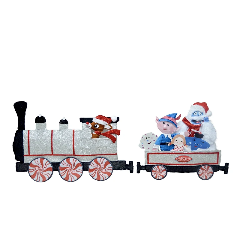 Rudolph the Red-Nosed Reindeer & the Island of Misfit Toys 80" LED 2D Yard Art Train Set