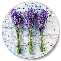 Designart - Fresh Lavender On Wood
