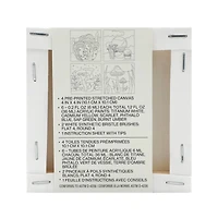 4" x 4" Mushrooms Canvas Painting Kit by Craft Smith®