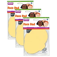 Roylco® Face Pad, 3 Packs of 50 Sheets