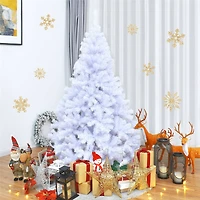 Costway 6ft. Unlit Hinged Pine Artificial Christmas Tree