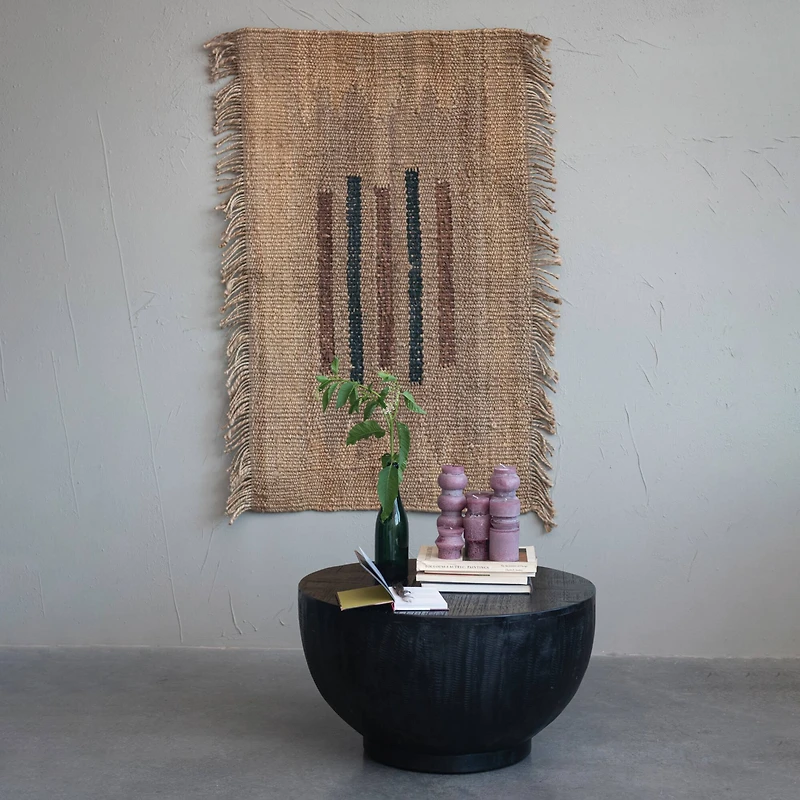 Hello Honey® Bohemian Woven Jute & Leather Wall Hanging