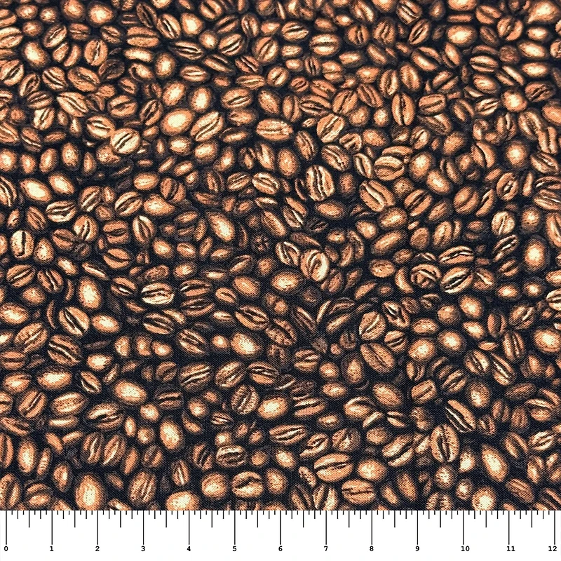 Feldman Coffee Bean Cotton Fabric