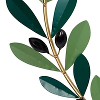 22" Green Coastal Metal Wall Décor