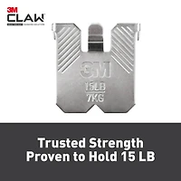 3M CLAW™ 15lb. Drywall Picture Hangers, 5ct.