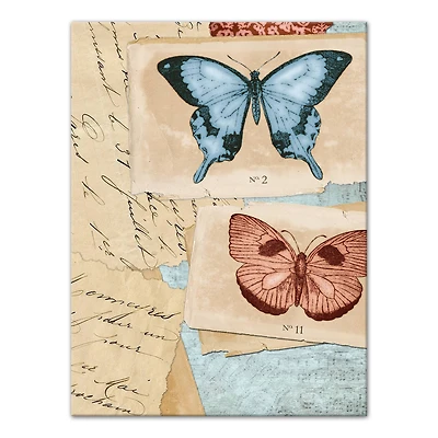 Butterfly Collage 12" x 16" Canvas Wall Art