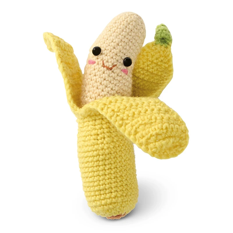 6 Pack: Intermediate Banana Amigurumi Crochet Kit by Loops & Threads®