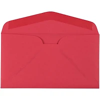 JAM Paper 3.625" x 6.5" Red Premium Commercial Envelopes, 50ct.