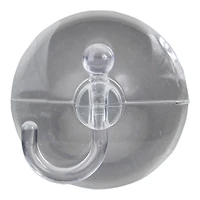 2.5" Clear Large Hanging Christmas Suction Cup Hooks, 2ct.