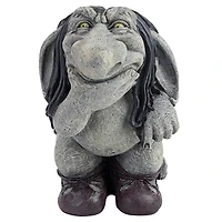Design Toscano Pondering Sylvester, the Cynical Gnome Troll Statue