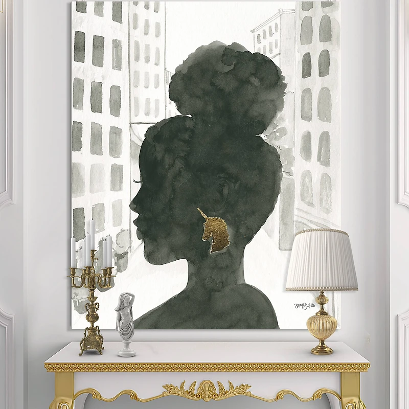 Designart - Glam Pink Ladies II