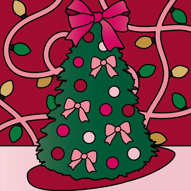 5" x 5" Christmas Tree Canvas Painting Kit by Artist's Loft™