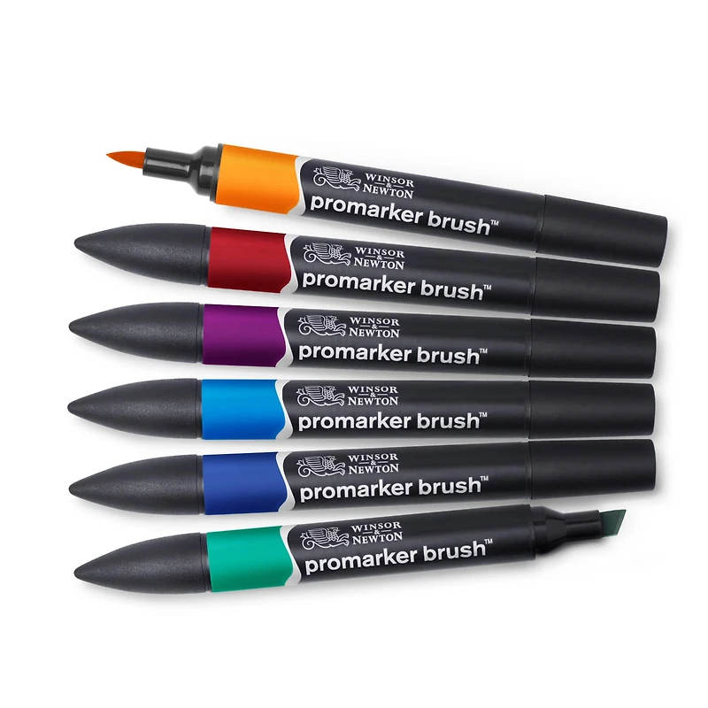 Winsor & Newton® 6 Rich Tone Promarker Brush™ Set