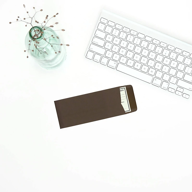 JAM Paper #10 Chocolate Brown Policy Business Premium Envelopes