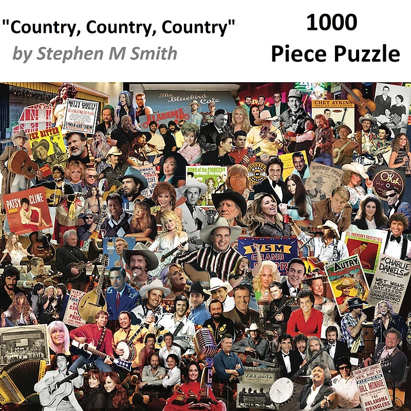 Hart Puzzles Country, Country, Country by Steve Smith 1,000 Piece Jigsaw Puzzle
