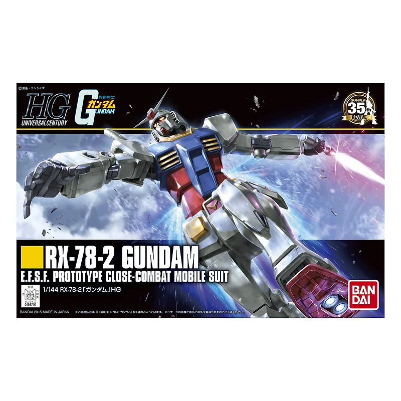 Bandai HG Gundam Revive RX-78-2 Close Combat Mobile Suit Model Kit